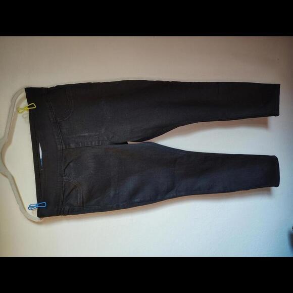 Old Navy Women Black Jeggings Size 12 Short Adjustable Waist - Picture 1 of 8